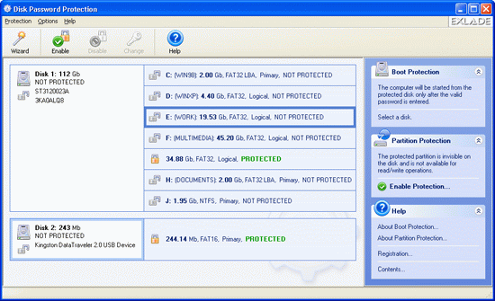 HDD Password Protection Screenshot